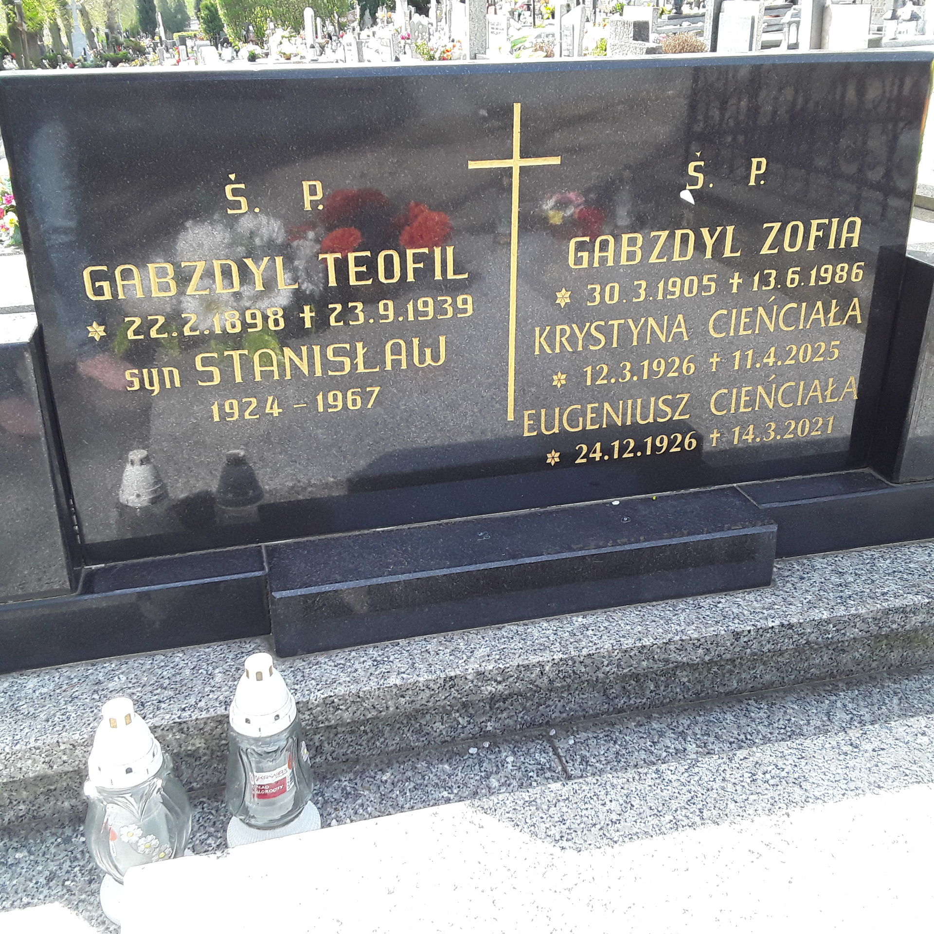 Grób Zofia Gabzdyl