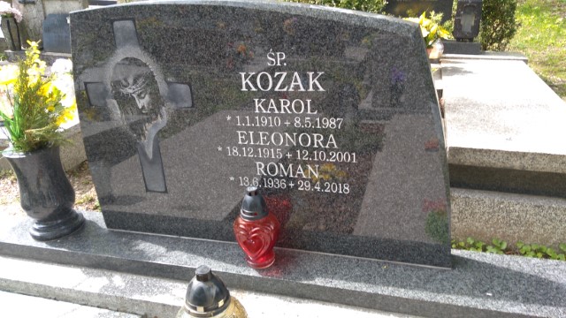 Grób Roman Kozak