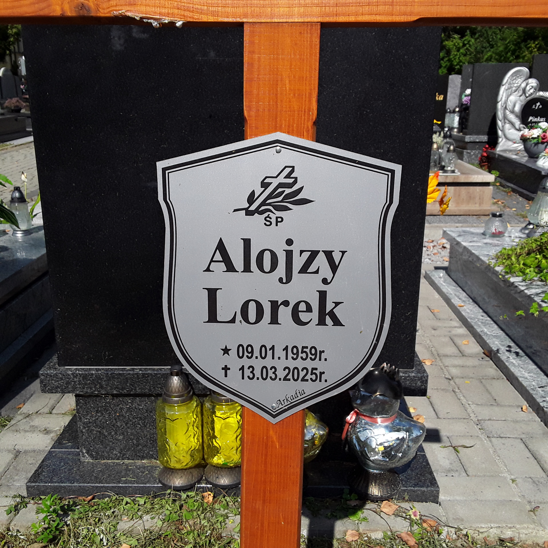 Grób Alojzy Lorek